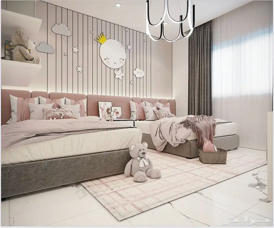 تصميم غرفه أطفال مودرن 1