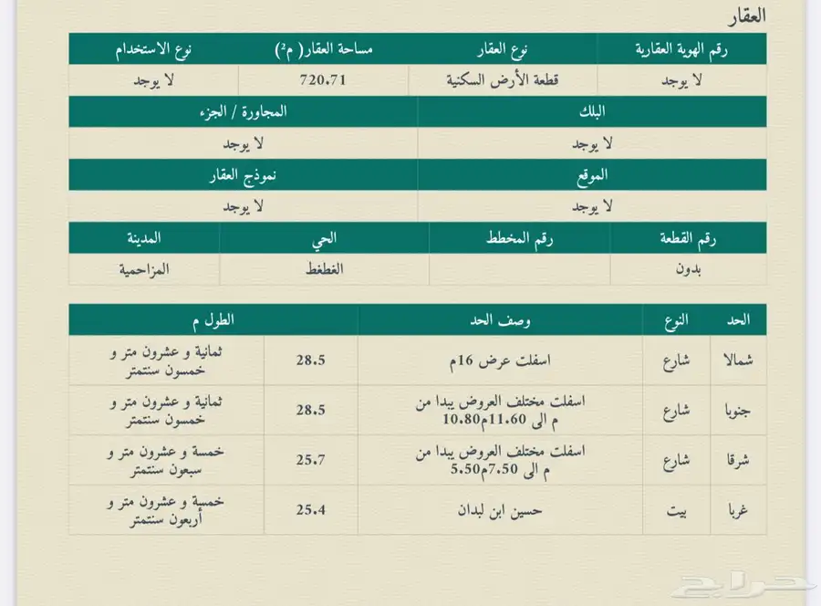 للبيع ارض بدون سعي 0