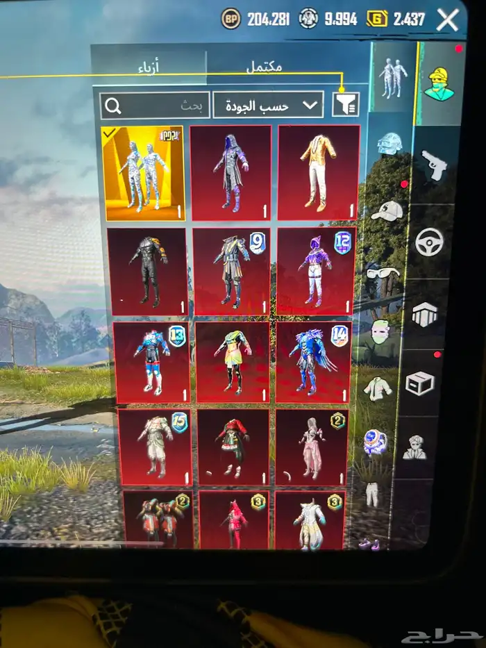 حساب ببجي للبيع البيع ب الرياض يد بيد 0