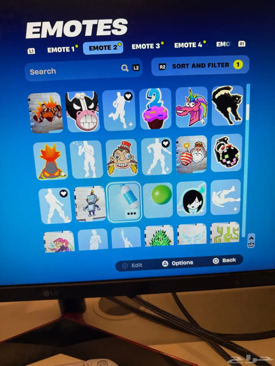 حساب فورت نادر من السيزون 6 و حزم السوني النادرة سكن الجلكسي 25