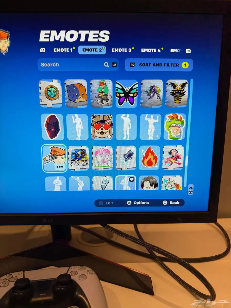 حساب فورت نادر من السيزون 6 و حزم السوني النادرة سكن الجلكسي 37