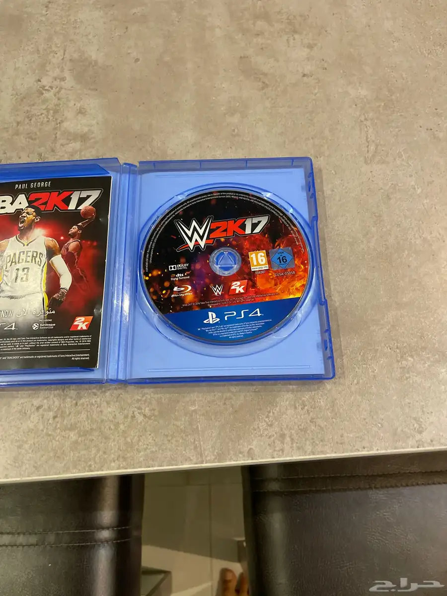 لعبة بلاي ستايشن wwe2k17 للبيع ب 80 ريال 1