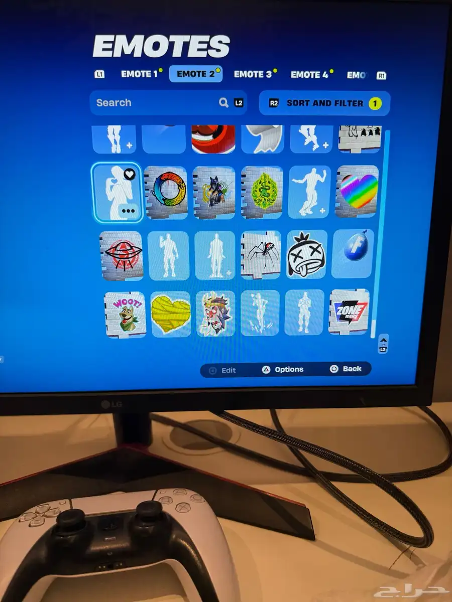 حساب فورت نادر من السيزون 6 و حزم السوني النادرة سكن الجلكسي 38