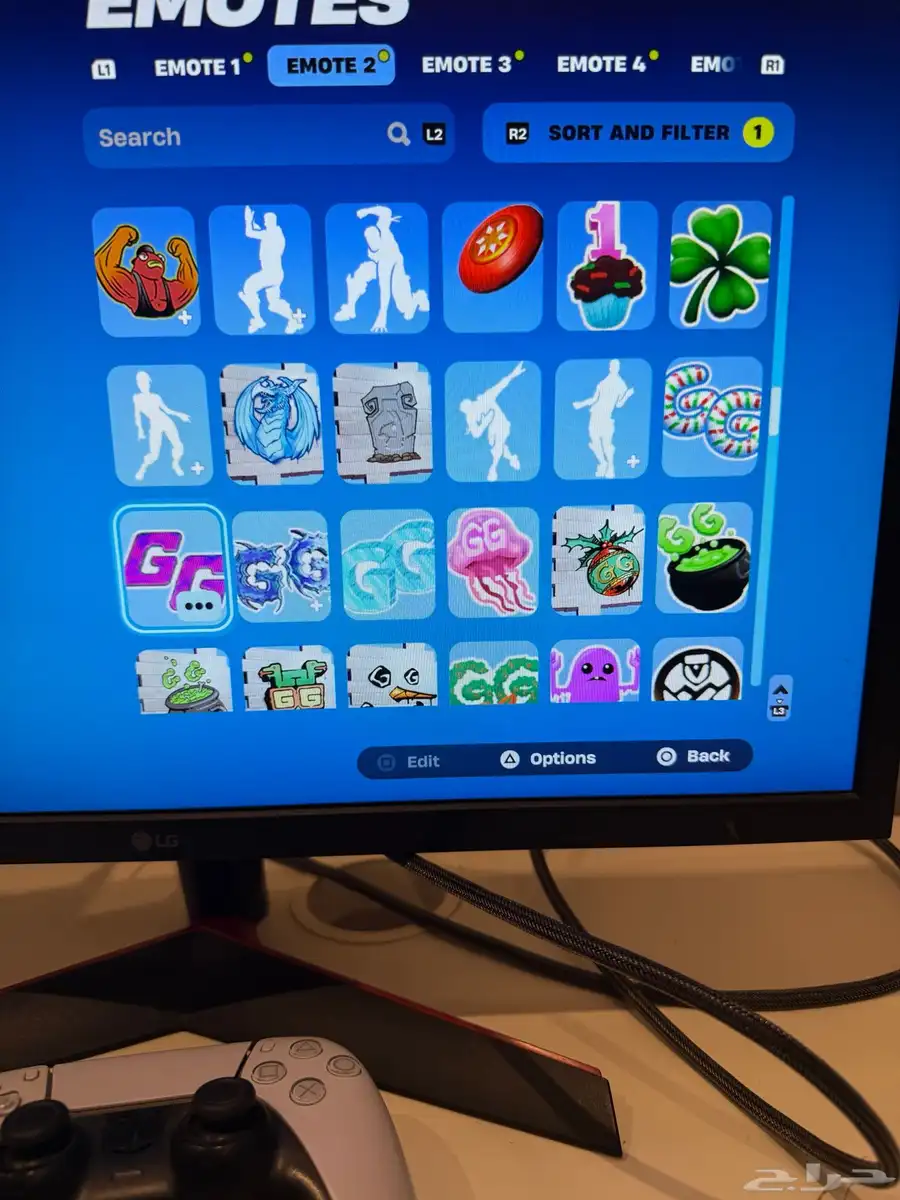 حساب فورت نادر من السيزون 6 و حزم السوني النادرة سكن الجلكسي 30
