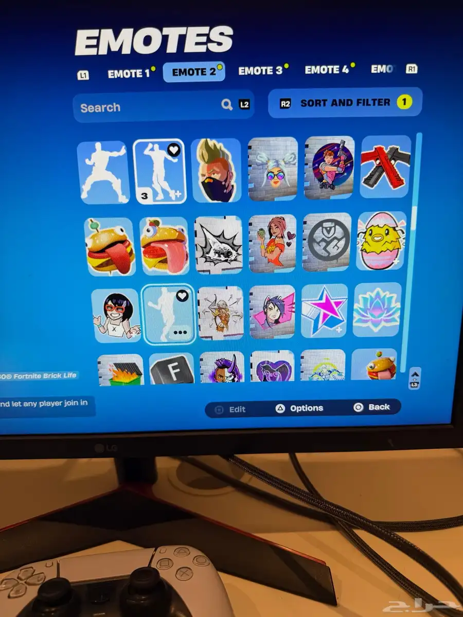 حساب فورت نادر من السيزون 6 و حزم السوني النادرة سكن الجلكسي 27