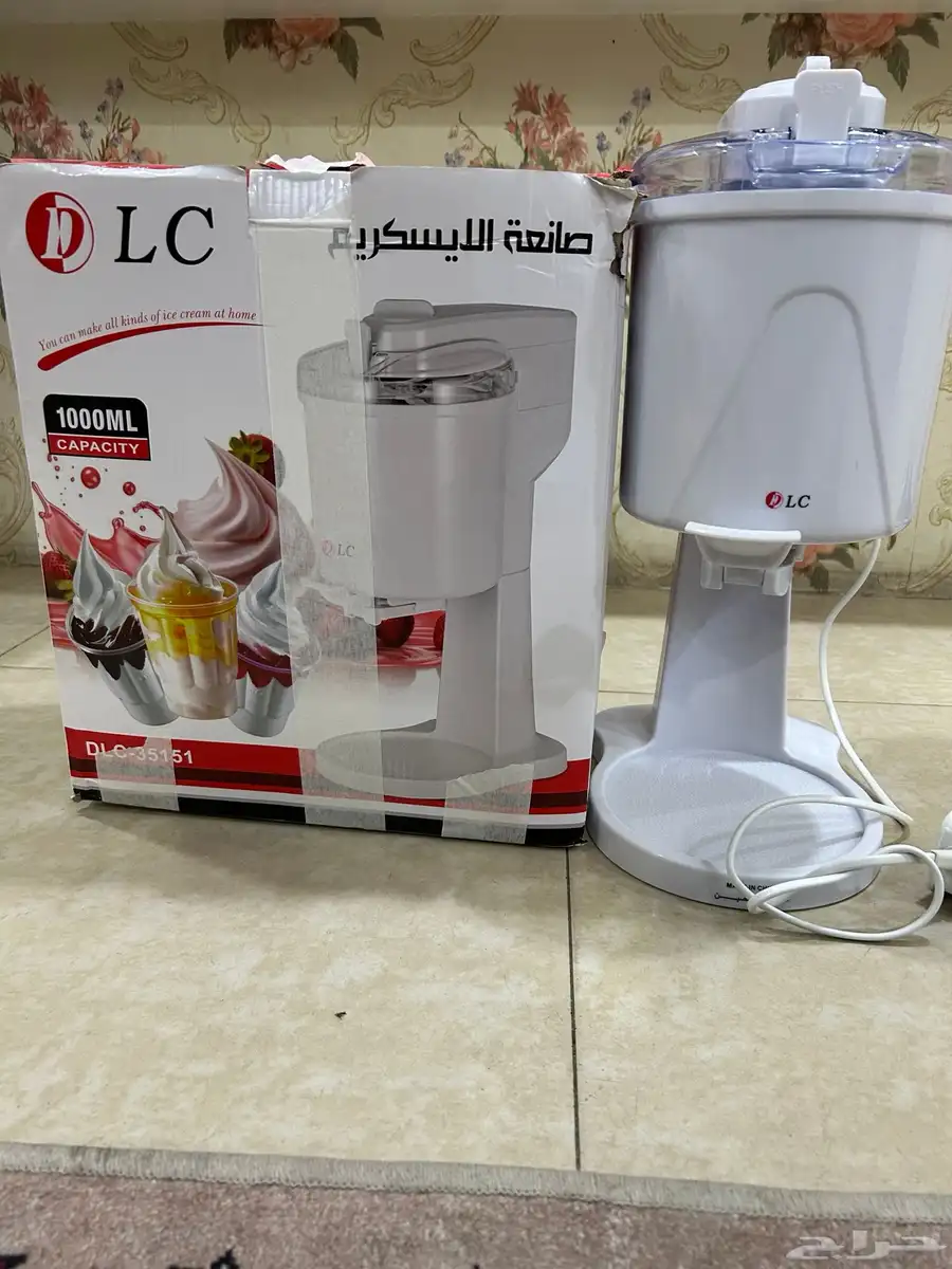للبيع الة ايس كريم استخدام بس مره واحده 0
