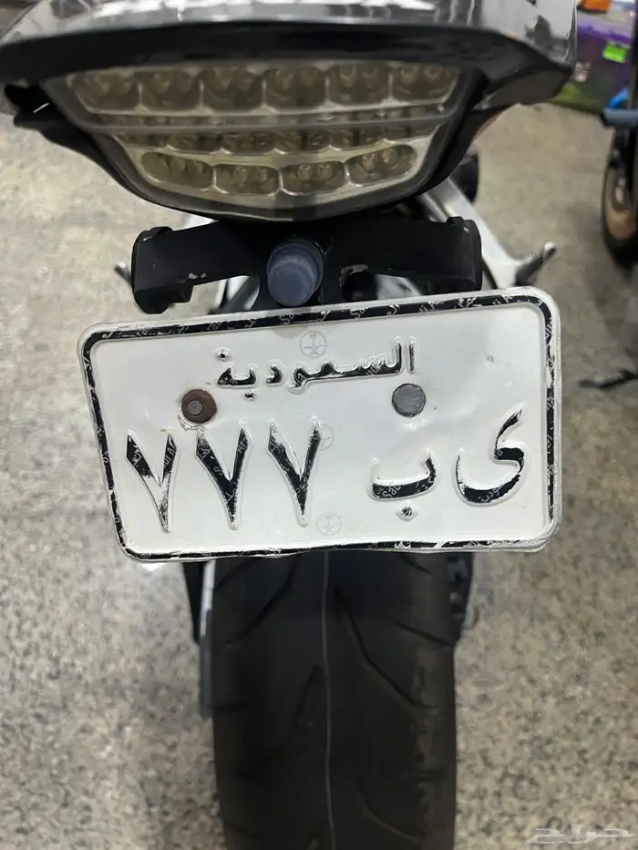 لوحه دراجه ناريه للبيع ي ب 777 0