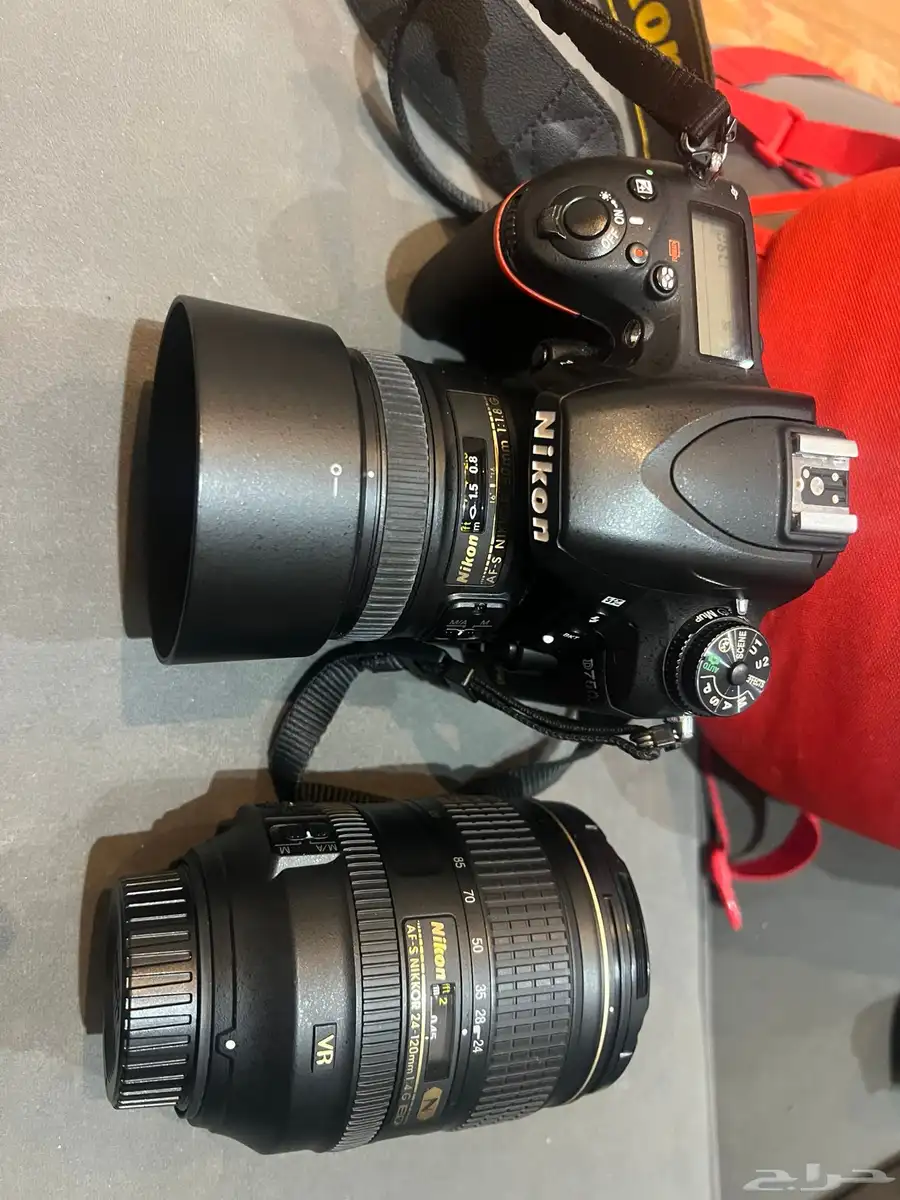 Nikon D750 with 2 lenses 50mm and 24-120mm 0