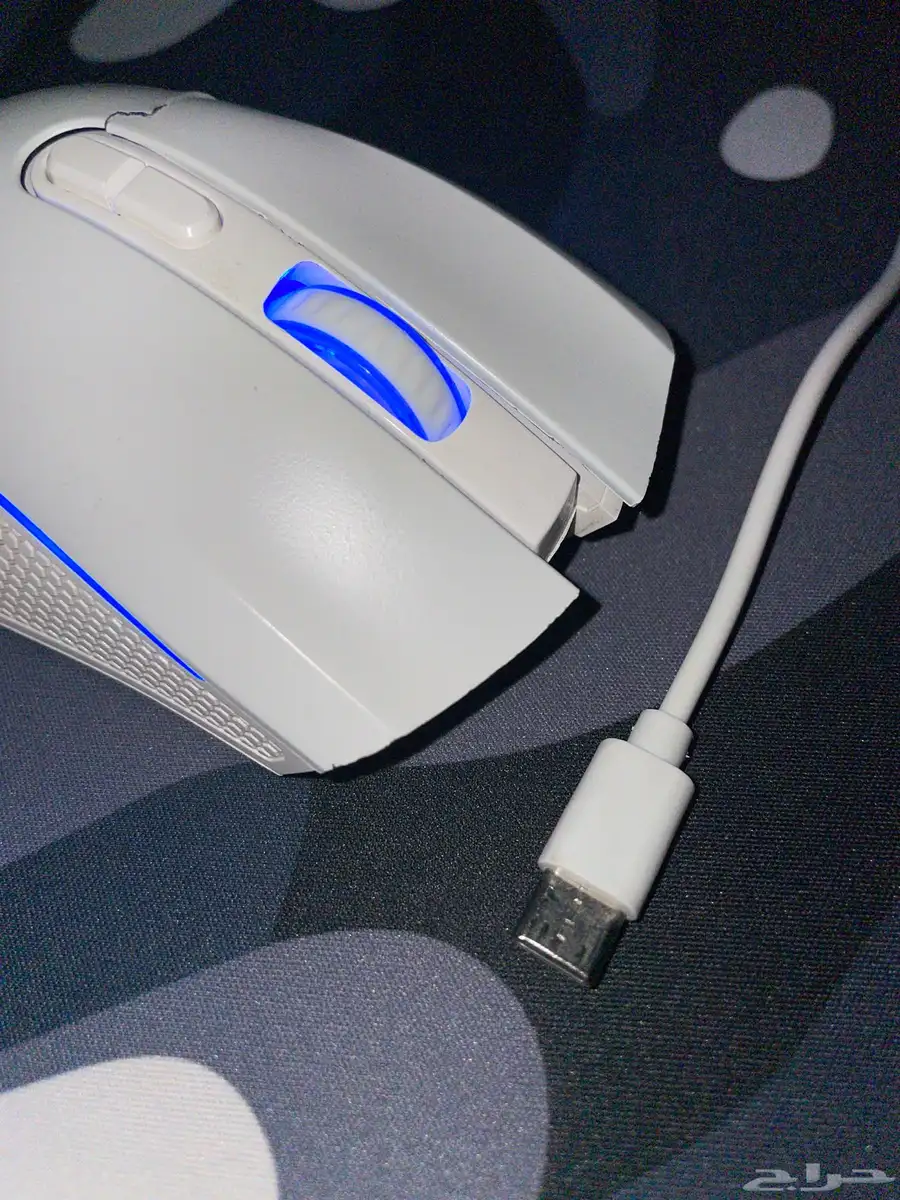 ماوس لاسلكي وسلكي 3 ازرار مع RGB 2
