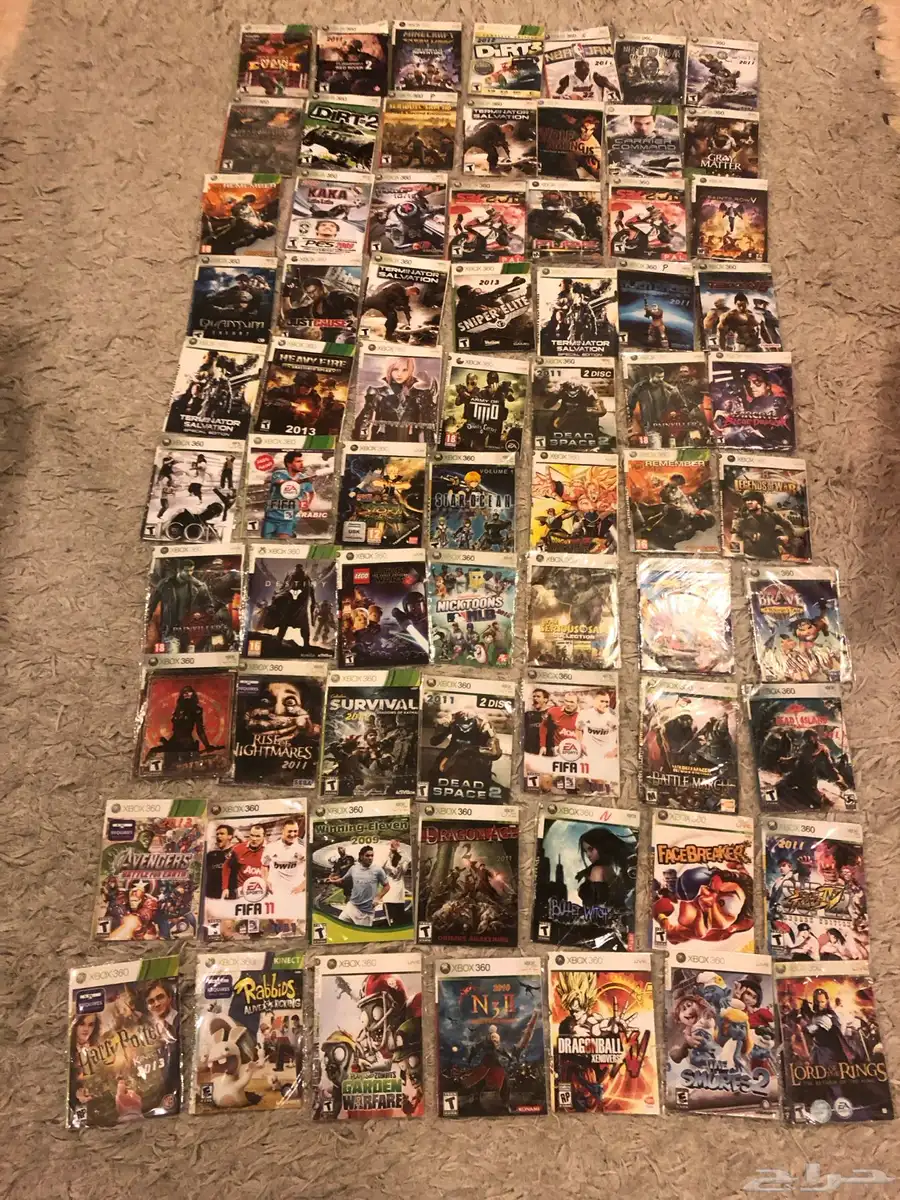 للبيع أشرطة بلايستيشن 1 2 3 4 PSP Xbox one  Xbox 360 9