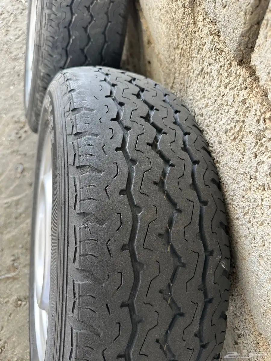 كفرات دنلاوب وجنوط مقاس 16 5
