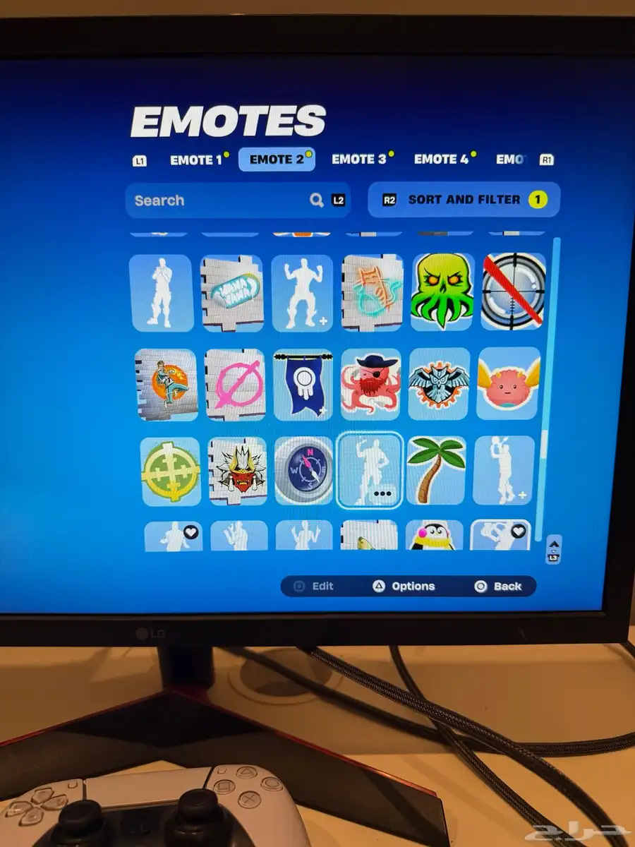 حساب فورت نادر من السيزون 6 و حزم السوني النادرة سكن الجلكسي 32