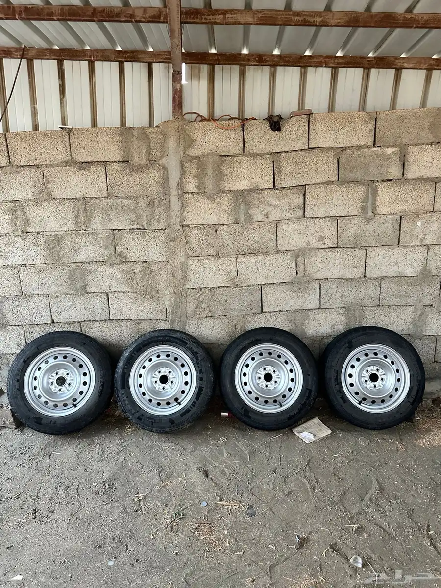 كفرات دنلاوب وجنوط مقاس 16 7
