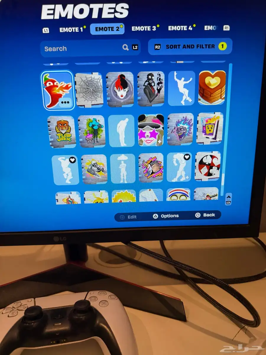 حساب فورت نادر من السيزون 6 و حزم السوني النادرة سكن الجلكسي 40