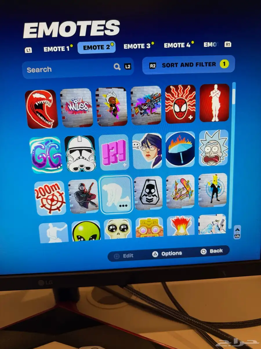 حساب فورت نادر من السيزون 6 و حزم السوني النادرة سكن الجلكسي 21