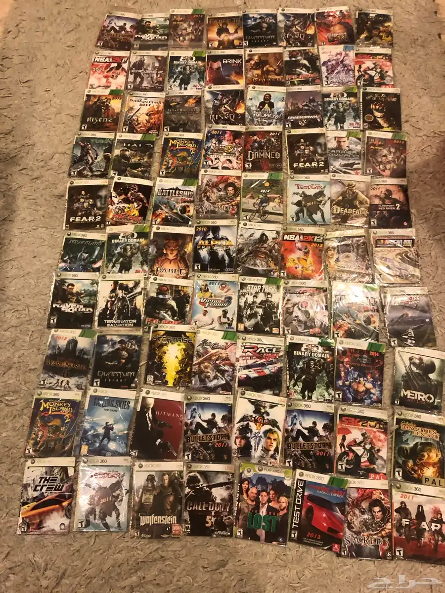 للبيع أشرطة بلايستيشن 1 2 3 4 PSP Xbox one  Xbox 360 11