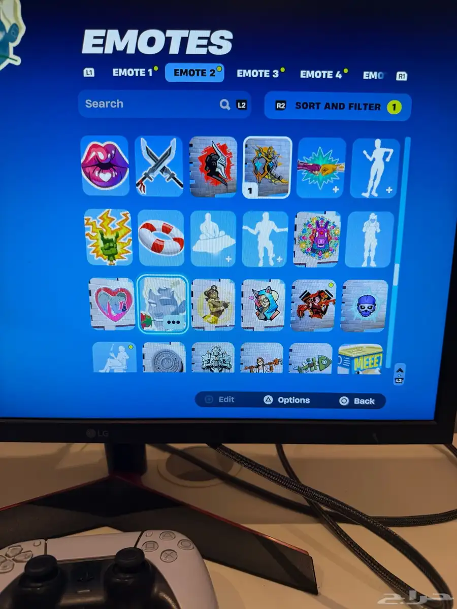 حساب فورت نادر من السيزون 6 و حزم السوني النادرة سكن الجلكسي 42