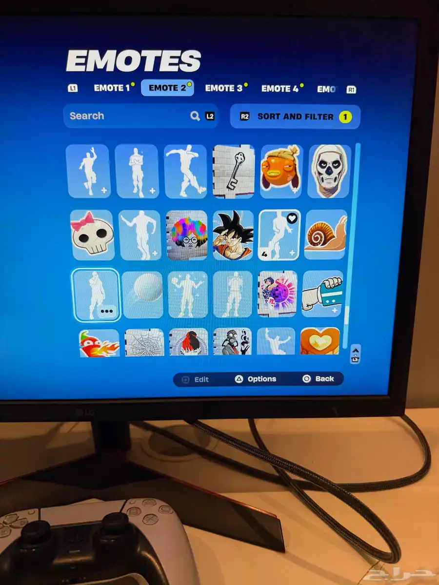 حساب فورت نادر من السيزون 6 و حزم السوني النادرة سكن الجلكسي 35