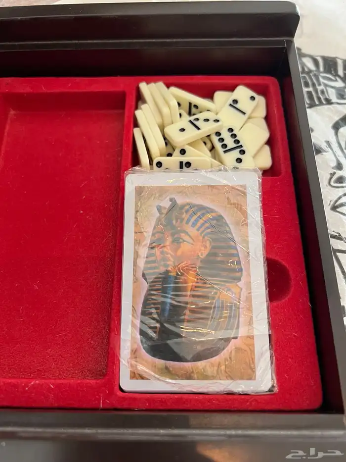 صندوق العاب شطرنج   ورق بالوت   احجار دومينز 4