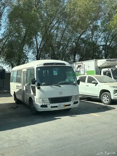 Toyota buses for rent with driver only 6