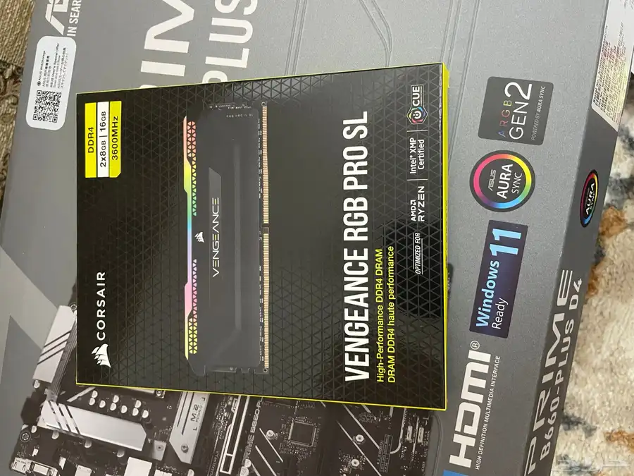 رامات كورسير DDR4 16GB 3600mhz 2