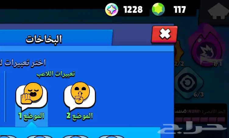 حساب براول ستارز قوي مرة ونادره وكثير الاسكنات 11