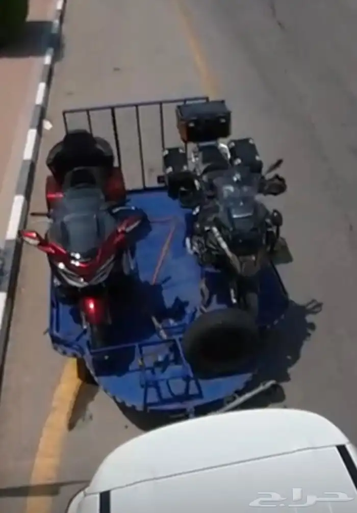 قلص للدراجات النارية للإيجار   Motorbike trailer for rent 0