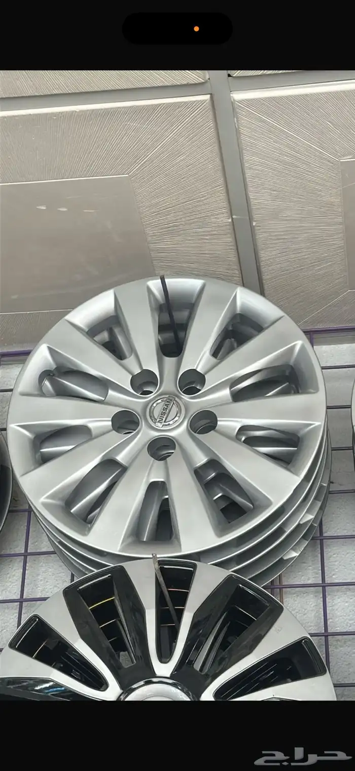 طقم طيس نيسان سنترا اصلي وكاله طيس مقاس 15 0