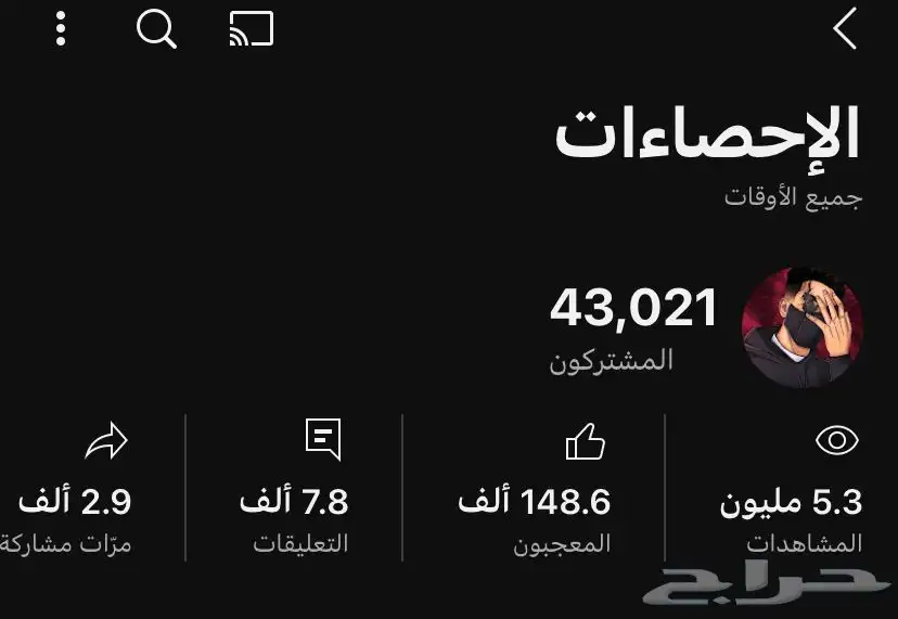 للبيع قناة متفاعل اكثر من 43 الف مشترك 2