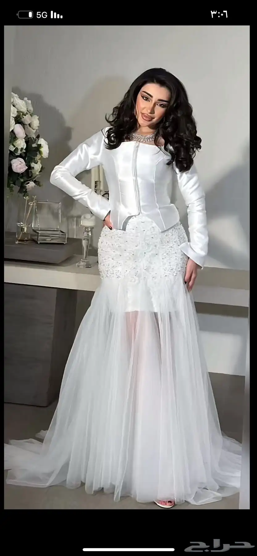 بدله   فستان من المصممه ساره المحيسن 1
