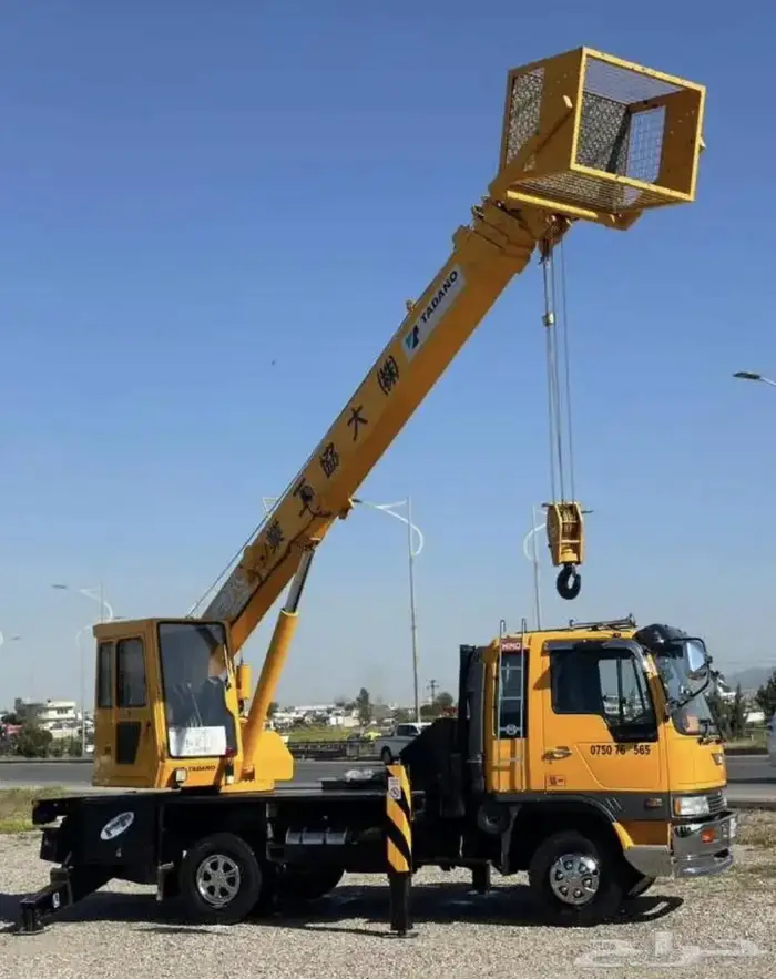 ايجار كرين 7طن كرينات جميع الاحجام ونش الجبيل مالفت بومترك 0