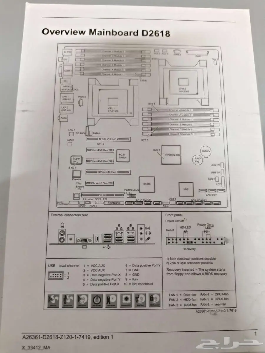 كمبيوتر work station Fujitsu 7