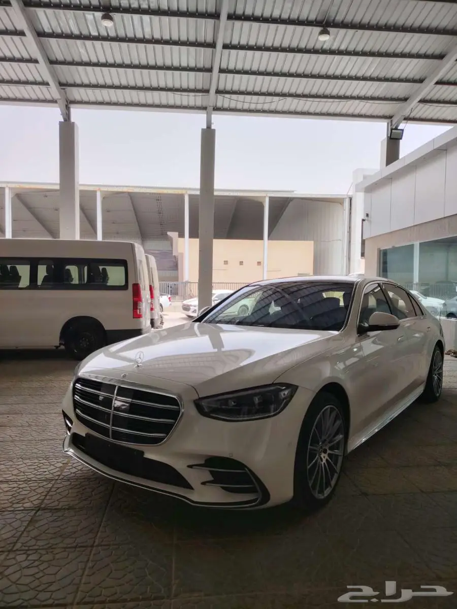 مرسيدس S500 2021 AMG اس 500 لون ابيض استخدام شخصي جفالي 5