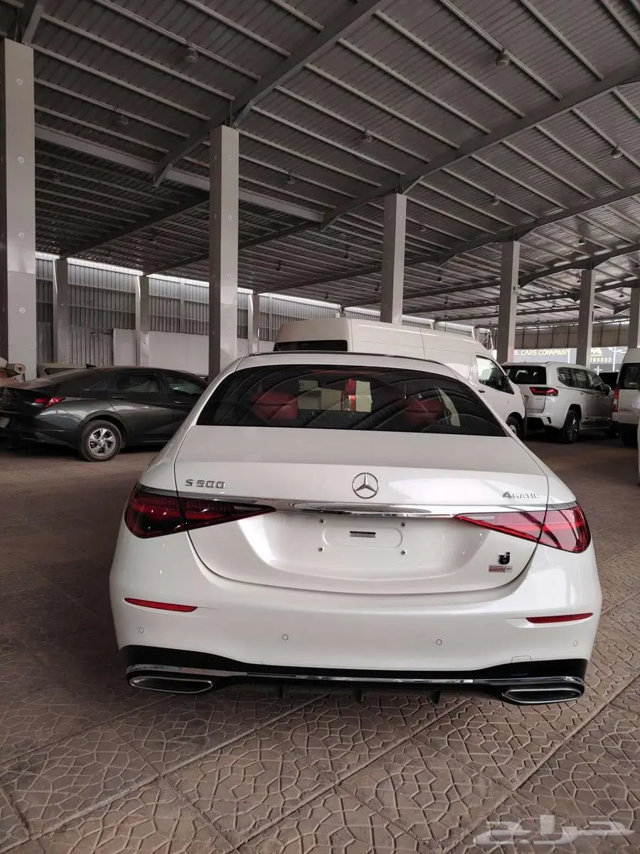 مرسيدس S500 2021 AMG اس 500 لون ابيض استخدام شخصي جفالي 6