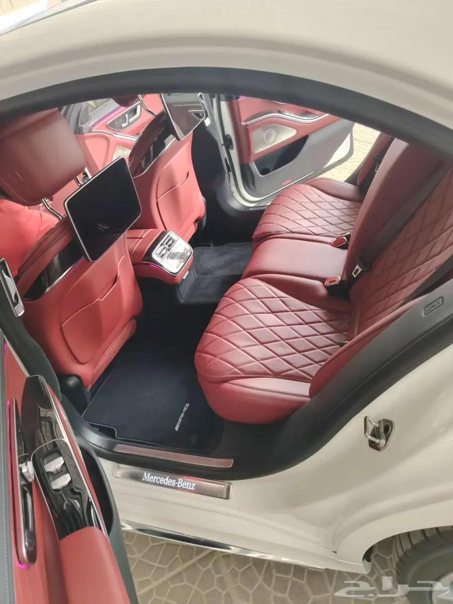 مرسيدس S500 2021 AMG اس 500 لون ابيض استخدام شخصي جفالي 40