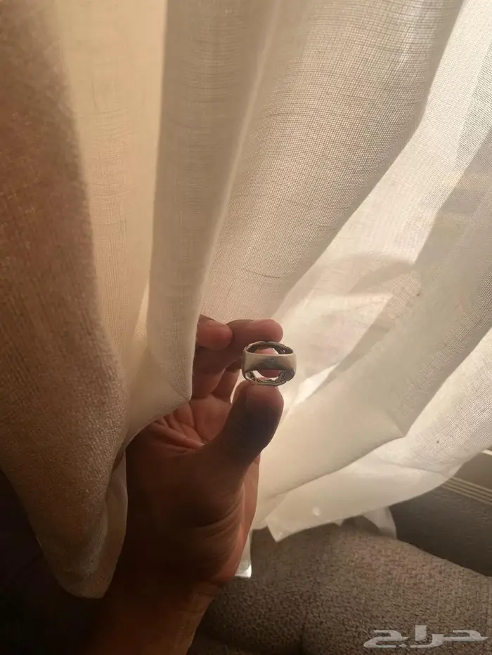 خاتم فضه اصلي ( بدون فص ) 3