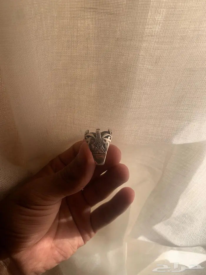 خاتم فضه اصلي ( بدون فص ) 2