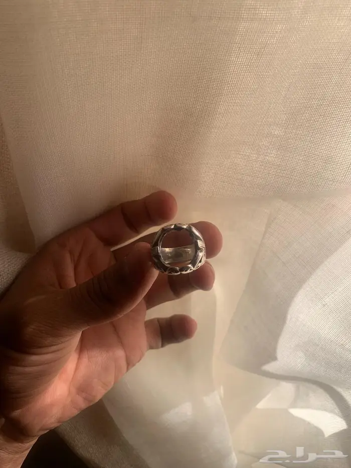 خاتم فضه اصلي ( بدون فص ) 1