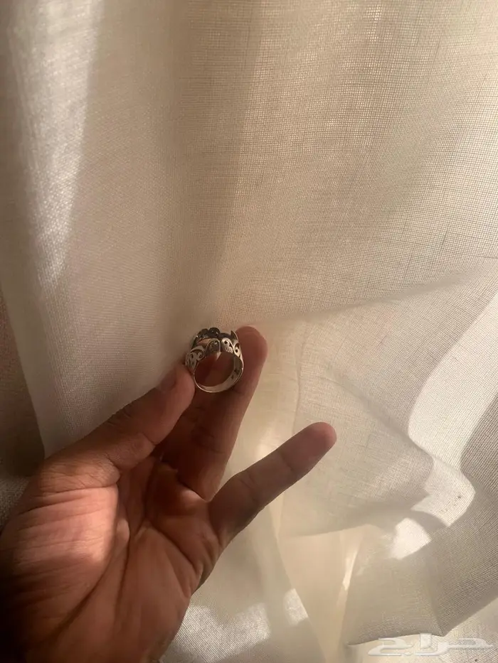 خاتم فضه اصلي ( بدون فص ) 0