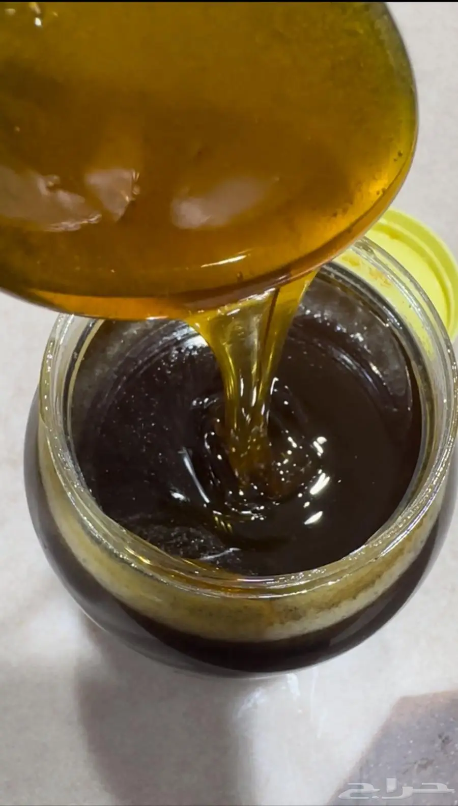 عسل بلدي شمع و صافي 0
