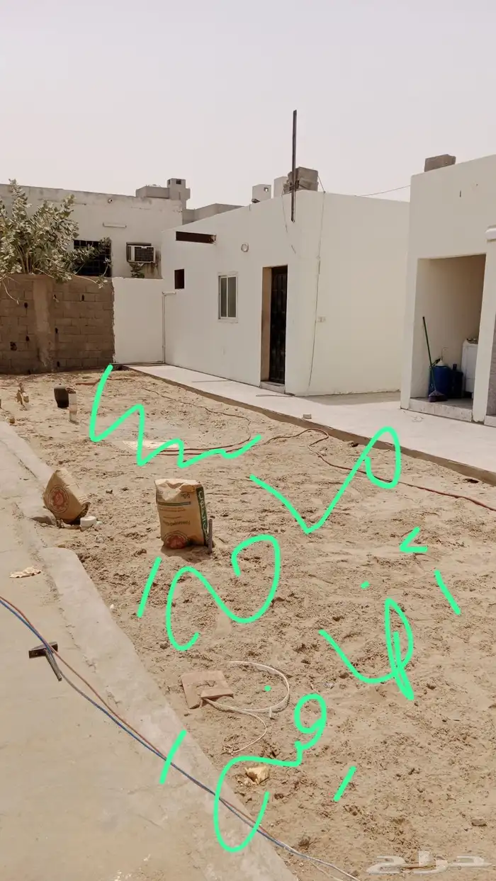 سكن عمال للإيجار مكون من حوش و7 غرف و8 دورات مياه ومطبخ 0