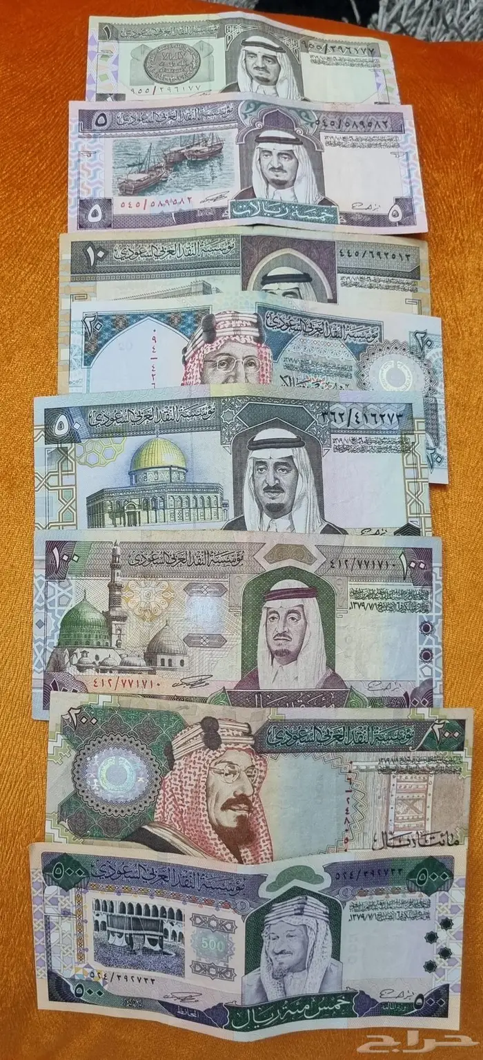 طقم عملات الملك فهد انسر نظيفه جدا 1