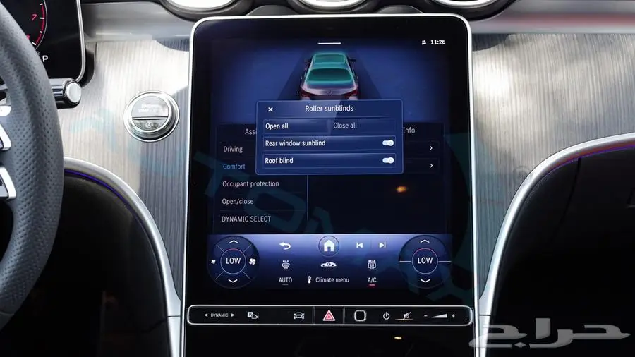 مرسيدس بنز سي 200 AMG بريميوم بلس خليجي اصفار ضمان الوكيل 27