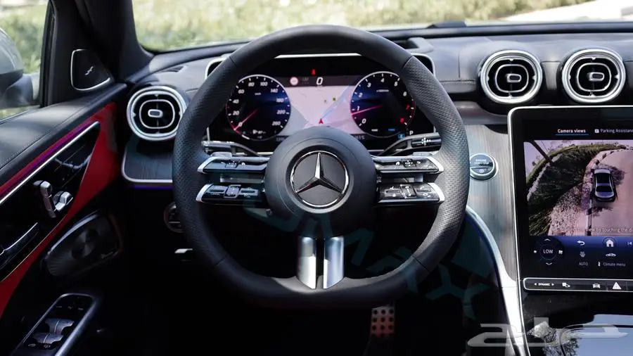 مرسيدس بنز سي 200 AMG بريميوم بلس خليجي اصفار ضمان الوكيل 10