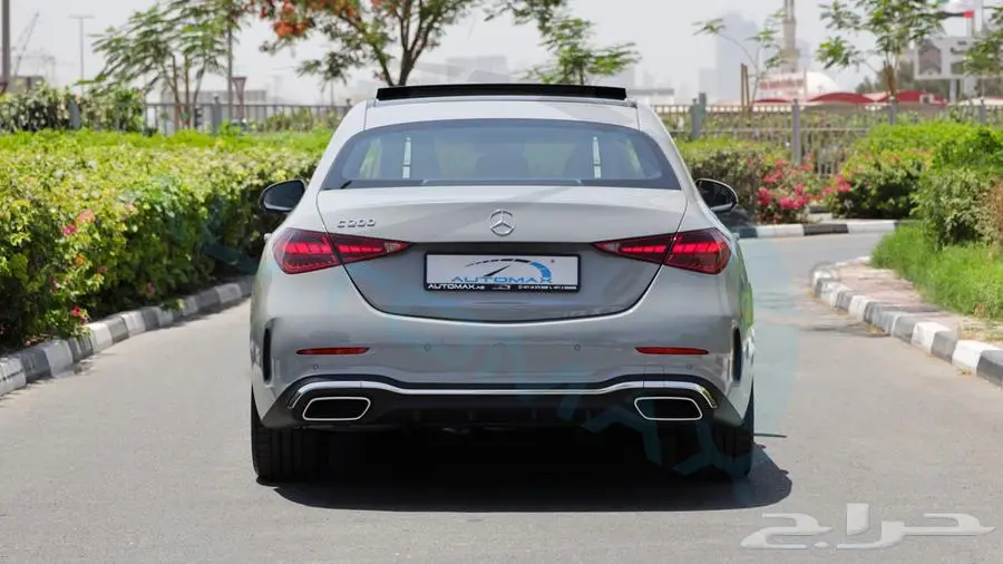 مرسيدس بنز سي 200 AMG بريميوم بلس خليجي اصفار ضمان الوكيل 6