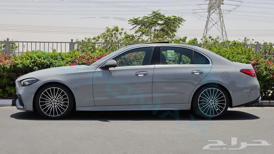 مرسيدس بنز سي 200 AMG بريميوم بلس خليجي اصفار ضمان الوكيل 40