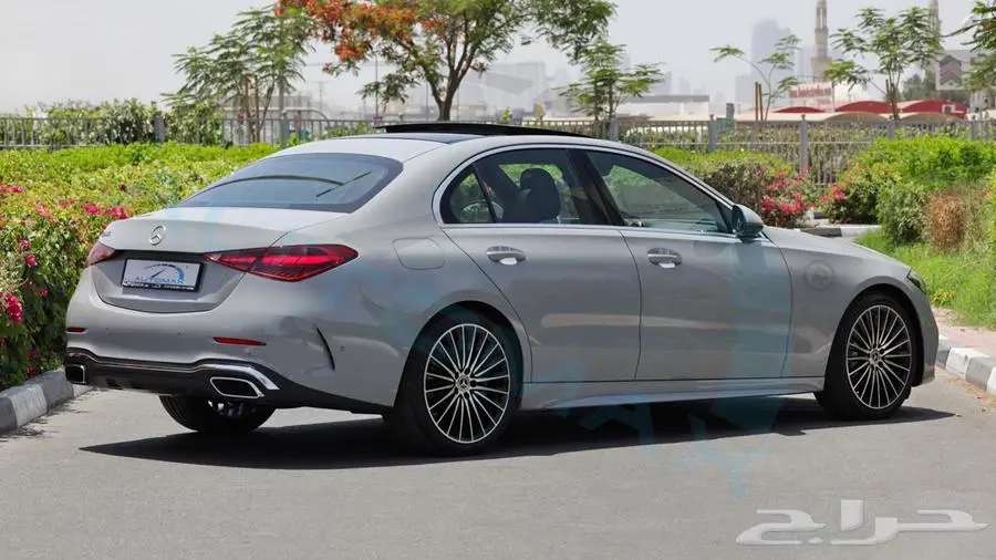 مرسيدس بنز سي 200 AMG بريميوم بلس خليجي اصفار ضمان الوكيل 7
