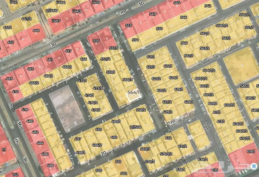 أرض سكنية زاوية للبيع حي اليرموك الرياض 0