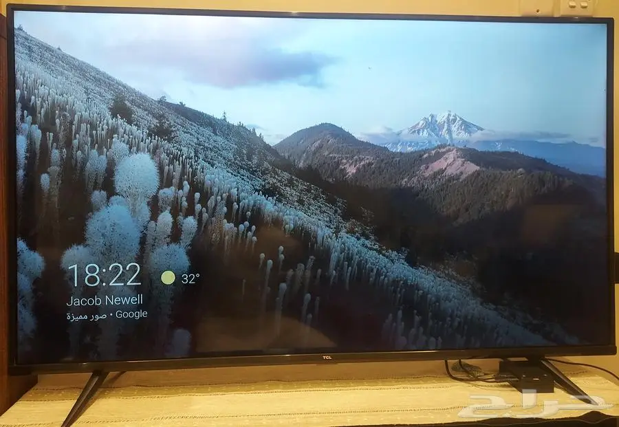 تلفزيون tcl 55 بوصه نظيف للبيع 0