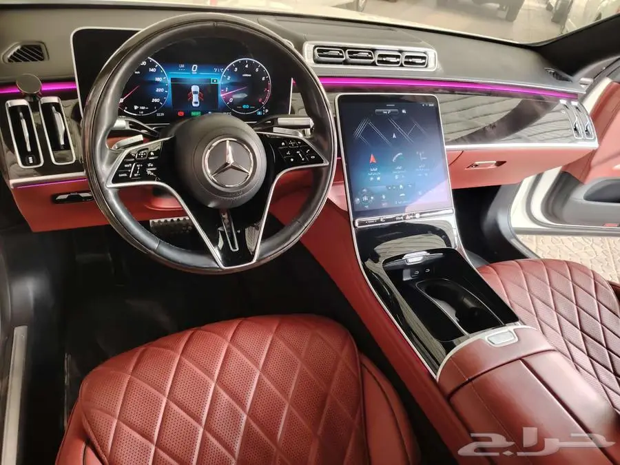 مرسيدس S500 2021 AMG اس 500 لون ابيض استخدام شخصي جفالي 24